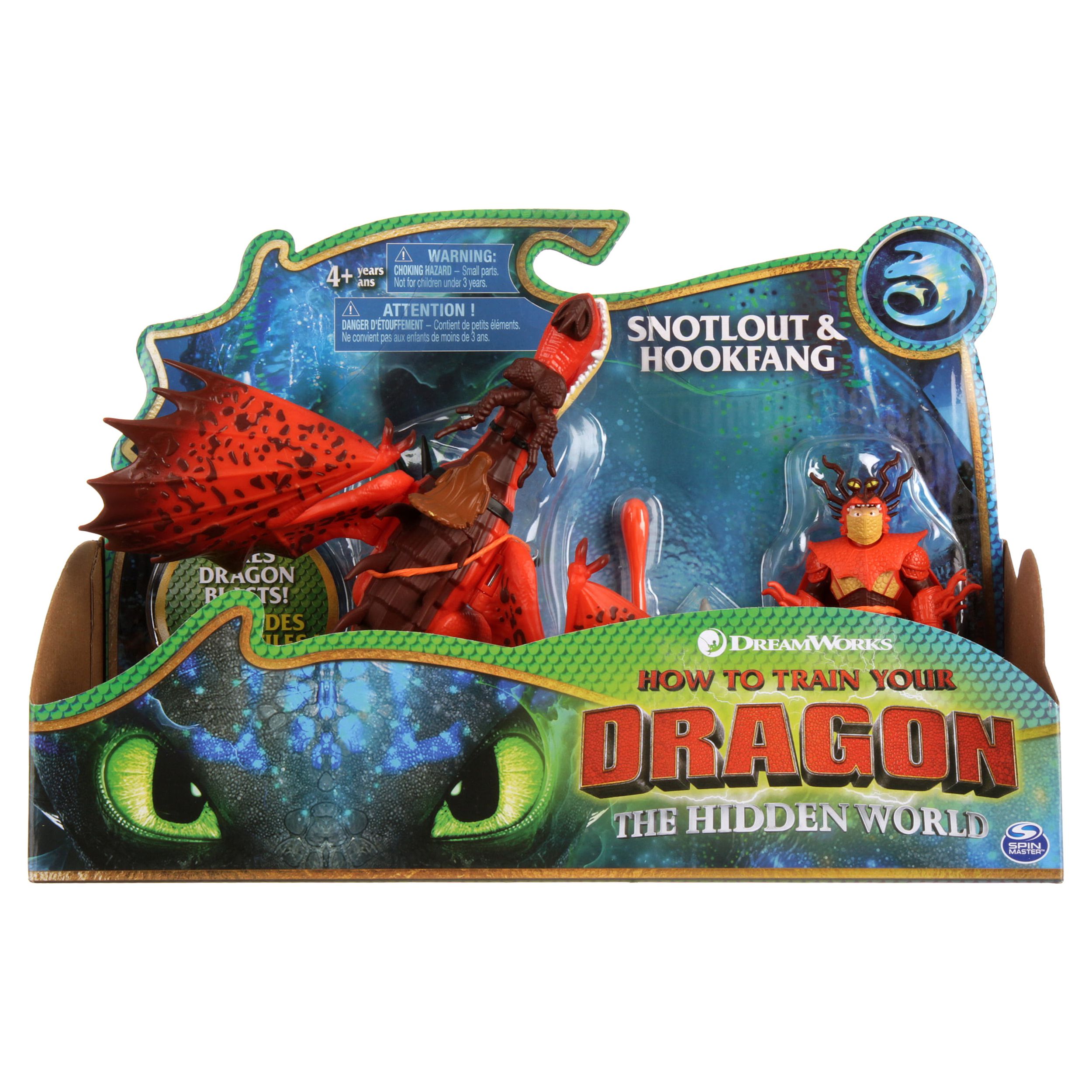 DreamWorks Dragons, Hookfang and Snotlout, Dragon with Armored Viking Figure, for Kids Aged 4 and Up - image 2 of 7