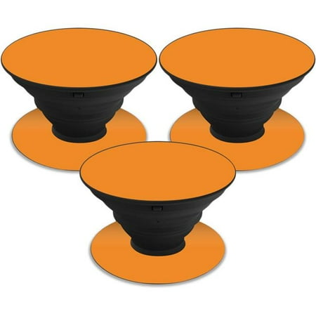 MightySkins POSOCK-Solid Orange Skin Decal Wrap for Sticker, Solid Orange - Pack of 3