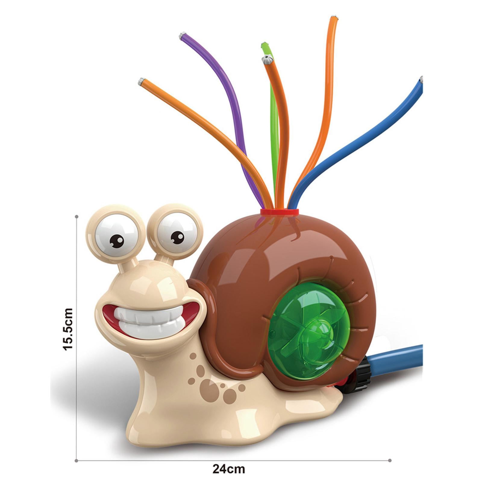 LeeQinersw Snails Sprinklers Outdoor Toy Summer Backyard Toy, Cartoon Games, Water Sprayer, Water Pressure Lift Toy for Garden, Lawn, Backyard, 3 Years and up tube sprayer