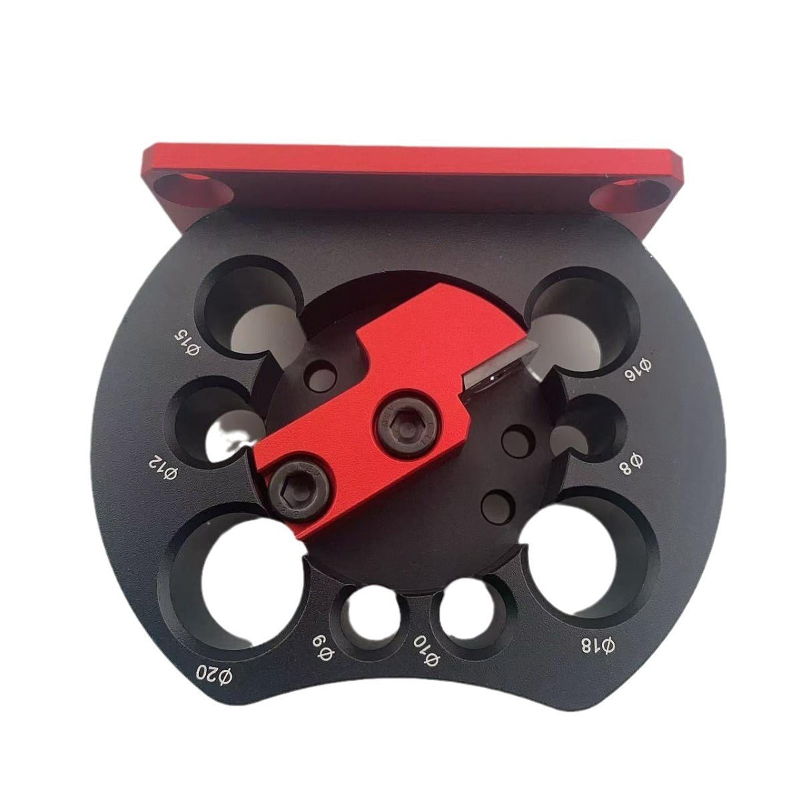 Zxpjkyu 8 Holes Adjustable Dowel Maker Jig Kit Adjustable Dowel Maker Efficient Smoother