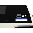 thumbnail image 3 of Catalina Foothills AZ Arizona Pima County Thin Blue Line Stealthy USA Flag - Honoring Law Enforcement Officers Flags - Blue Lives Matter Euro Decal Bumper Sticker 3M Vinyl 3" x 5", 3 of 3