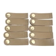 thumbnail image 1 of 10 juegos de hebillas a presión de cuero beige para coser en bolsos, carteras y maletas, 1 of 8