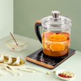 thumbnail image 2 of Electric Kettle  800W Electric Pour Over Coffee and Tea Kettle with Digital Panel Heating Base  Portable 1.8L Hot Water Boiler with Cover Clip and Scale for Living Room  Office  Home  Ind, 2 of 3