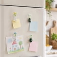 thumbnail image 5 of Mini Magnetic Glass Vases 8 Piece Set with Artificial Flowers for Refrigerator Decor, 5 of 6