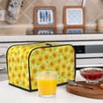 thumbnail image 6 of Daiia Sunflowers2 Pattern 2 slice Toaster Cover, Toaster Appliance Dust-proof Cover For Kitchen Small Appliance Dust Cover and Fingerprint Protection, 6 of 7