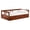 Brown, variant on Melody Twin to King Extendable Day Bed with Storage Dove Gray