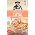 thumbnail image 3 of Quaker Instant Oatmeal, Peaches & Cream, 1.05 oz, 10 Packets, 3 of 9