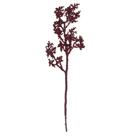 Northlight 35" Burgundy Beaded Artificial Christmas Spray