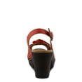 thumbnail image 4 of PATRIZIA Women’s Doriday Slingback Sandals Peep Toe - Adjustable Buckle Strap Dimensional Flower Design - Comfort Heel Platform Synthetic Upper PU Outsole, 4 of 7
