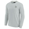 thumbnail image 2 of Unisex Fanatics Gray Minnesota Vikings Elements Super Soft Long Sleeve T-Shirt, 2 of 3