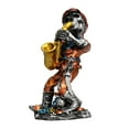 thumbnail image 1 of Colección creativa de figuras de banda de calaveras Figuras de músicos Estatua de esqueleto para Saxofón Argenta, 1 of 9