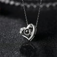 thumbnail image 3 of Jewelry VerPetridure Heart Projection Necklace -I Love You- In 100 Languages Cubic-Zirconia Romantic Gift Necklace For Women Gril Wonderful Gift, 3 of 4