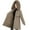 Coffee, variant on Lovskoo 2024 Women's Winter Coats Fleece Parkas Anoraks Hooded Thick Warm Comfy Stylish Stitching Long Sleeve Outerwear Casual Trench Coat Beige