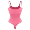 thumbnail image 5 of PEASKJP Long Sleeve Shapewear Higher Power Shorts High-Rise Waist Tummy Control Breathable Shapewear, Pink L, 5 of 5