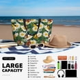 thumbnail image 5 of Wukai Sunflowers And Butterflies Print Zipper Bag,large Beach Tote Bag,Waterproof Sandproof Bag,Grocery and Picnic Tote Travel Bag, 5 of 5