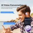 thumbnail image 6 of Smart Language Translator Earbuds, Real-Time Translation in 144 Languages, Bluetooth 5.4, ANC Noise Cancelling, Touchscreen Charging Case, BY01 Voice Translation Earphones Gift, 6 of 9