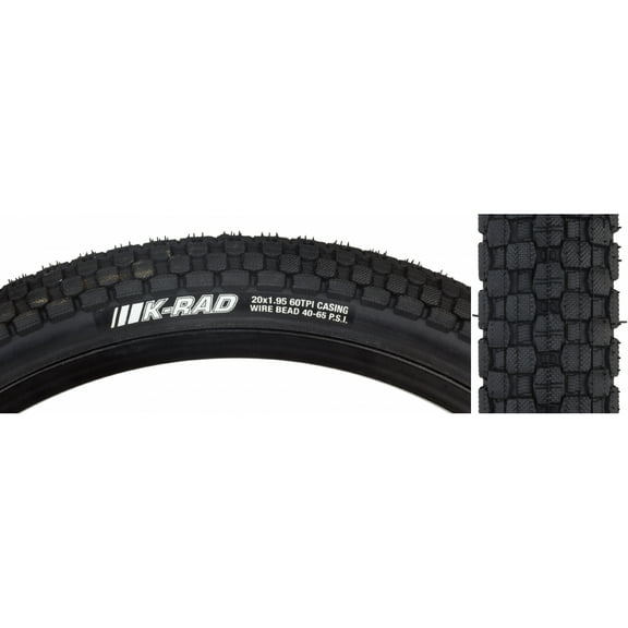 Kenda Tire Krad 20X1.95 Bk/Bsk Wire