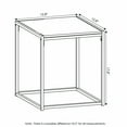thumbnail image 3 of Furinno 3-Pcs Modern Wood and Metal Living Room Table Set, Americano / French Oak Grey, 3 of 6