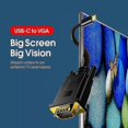 thumbnail image 4 of 1.8m Vga Adapter Cable Mini 1080p High Resolution Type-c 3.1 To Vga Usb-c Converter Cable compatible Projector, 4 of 5
