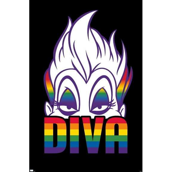 Disney - Ursula - Diva Wall Poster, 22.375" x 34"