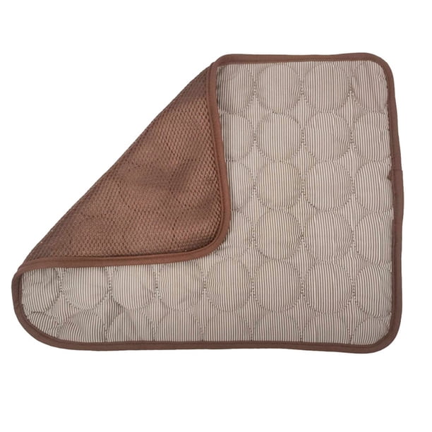 Estera de enfriamiento automático para perros, almohadillas de enfriamiento lavables para mascotas, manta para dormir, estera para perrera, estera para dormir de seda de hielo, cama transpirable para