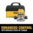 thumbnail image 3 of Enrutador DEWALT DW618K de velocidad variable 2-1/4 HP Amarillo, 3 of 8