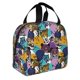 thumbnail image 2 of Easygdp Retro Panther Bolsa Térmica Premium - Tela Oxford Impermeable, Gran Capacidad, Bolsillo Frontal, Unisex para Trabajo, Escuela, Actividades al Aire Libre y Picnics, 2 of 8