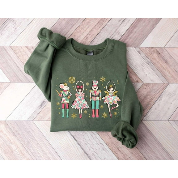 Nutcracker Sweatshirt, Christmas Nutcracker Shirt, Christmas Sweatshirt, Nutcracker Ballet Shirt, Christmas Shirt, Christmas Party Sweater