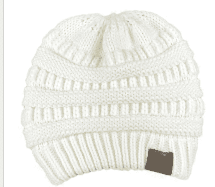 Gououd Ponytail Beanie Hats for Women 