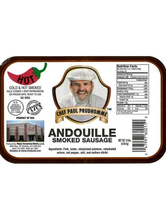 Andouille sausage in Sausages