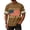 Brown, variant on Men's 4th of July USA Flag Football Jersey Independence Day 250 Anniversary Red White Blue American Patriotic Shirt,Blue,XL