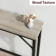 thumbnail image 6 of Huloretions 5.9" Narrow Sofa Table, Skinny Console Table with Storage,Slim Behind Couch Table for Living Room, Entryway, Hallway, Foyer, 6 of 8