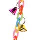 thumbnail image 4 of Juguete para masticar de plástico flexible para mascotas, pájaros, hámster, conejo, golosinas y masticables para el cuidado de los dientes 2 jinwen Pet Bird Chew Toy, 4 of 5