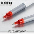 thumbnail image 3 of Pentel Floatune Skip Free Rollerball, 0.8mm Med point, Black Ink, Pack of 8 pens, 3 of 8