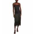 thumbnail image 3 of Maje womens  Lace Neckline Slip Dress, 36, Black, 3 of 4
