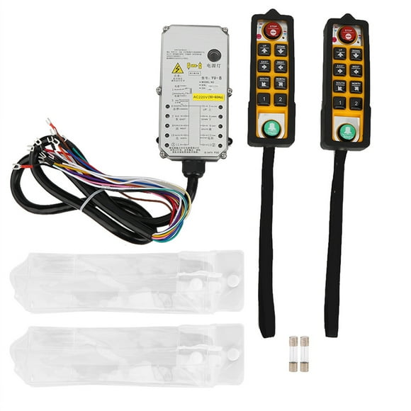 Hoist Controller Double Handle Three Proof Waterproof Acid Oil Resistant Anti Fall for Crane(AC220V )