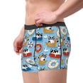 thumbnail image 2 of Gukieu Dogs With Pool Floats Print Men's Boxer Briefs, High Elastic Moisture Wicking Boxer Briefs Underwear-XX-Large, 2 of 5