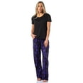 thumbnail image 2 of Wednesday Addams Women's Nevermore Academy Allover Print Sleep Pajama Pants, 2 of 6