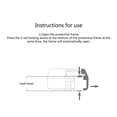 thumbnail image 5 of Action Camera Frame Cage for 360 ONE R Camera Housing Frame Prevent Scratching, 5 of 5