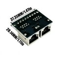 thumbnail image 3 of 4PCS RJ45 Ethernet Dual Female Terminal Breakout Board,3.5mm Pitch Connector Board Shielded Network Adapter Terminal, 3 of 7