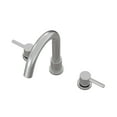 thumbnail image 4 of 8 inch Widespread Bathroom Faucet, Bathroom Sink Faucet with Pop-up Drain and Supply Lines, Two Handles, 360 Degree Swivel Sink Faucet for Bathroom Sink Vanity RV Farmhouse Sink, 4 of 5