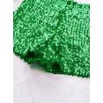 thumbnail image 5 of Haitryli Kids Boys Girls Sparkle Shiny Dance Shorts Stretch Athletic Shorts Gymnastic Jazz Hip Hop Green 120-140/12, 5 of 7