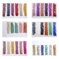 thumbnail image 5 of 6 Colors Glass Crushed Stones Broken Metal Pieces Glitter Irregular Glass Chips for DIY Crafts Jewelry Making, 5 of 8