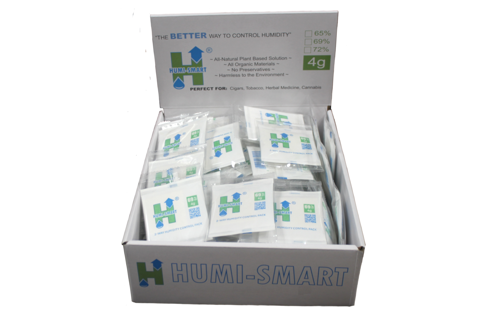 HumiSmart 62 RH 2Way Humidity Control Packet 4 Gram 20 Pack