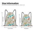 thumbnail image 2 of Fotbe Sea Animal Bolsa Mochila con Cordón Estampada, Bolsa de Gimnasio Deportiva, Bolsa Cinch, Bolsa con Cordón para Hombres y Mujeres-Small, 2 of 6