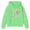 Light Green, variant on NordicNest Girls Hooded Sweatshirt Soft Casual Pullover With Pocket For Play And School Hooded Jacket Girls
