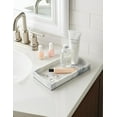 Better Homes & Gardens Faux Marble Vanity Tray, White