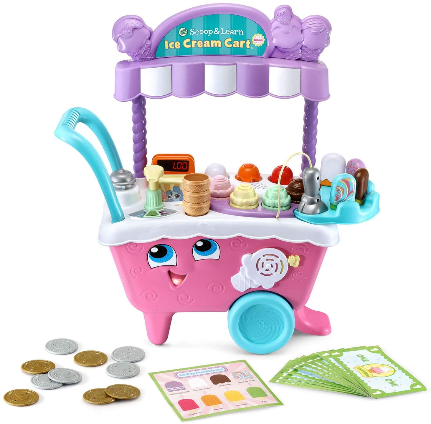 leapfrog scoop and learn ice cream cart walmart