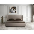 thumbnail image 4 of Casabianca Home Agoura Queen Storage Bed In Taupe Pu Leather, 4 of 6