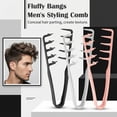 thumbnail image 3 of 6Pcs Texture Comb, Volumizing Wide Tooth Hair Styling Comb, Foundation Capacity Apparatus Maximum Lift Roots Volume Tool, Bangs Seam Grooming Accessory for Women Men, 3 of 7